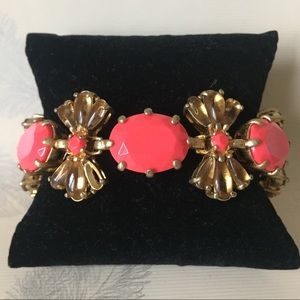 Coral J. Crew bracelet.